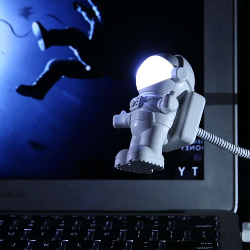 

1pc Astronaut USB Shaped Lamp, White