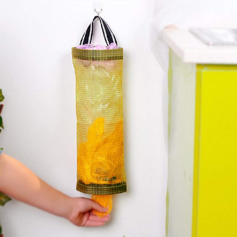 

1pc Hanging Garbage Bag Storage Bag, Multicolor