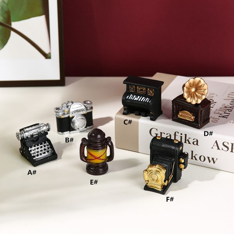 

1pc Vintage Desktop Decoration, Black