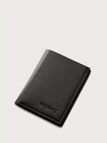 Men Minimalist Card Holder - Black - View 1