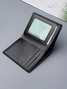 Men Minimalist Card Holder - Black - View 2