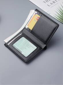 Men Minimalist Card Holder - Black - View 4
