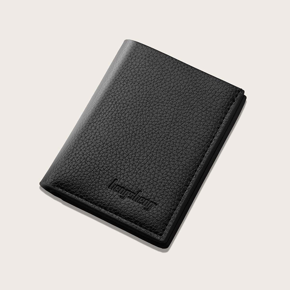 

Guys Minimalist Card Holder, Black
