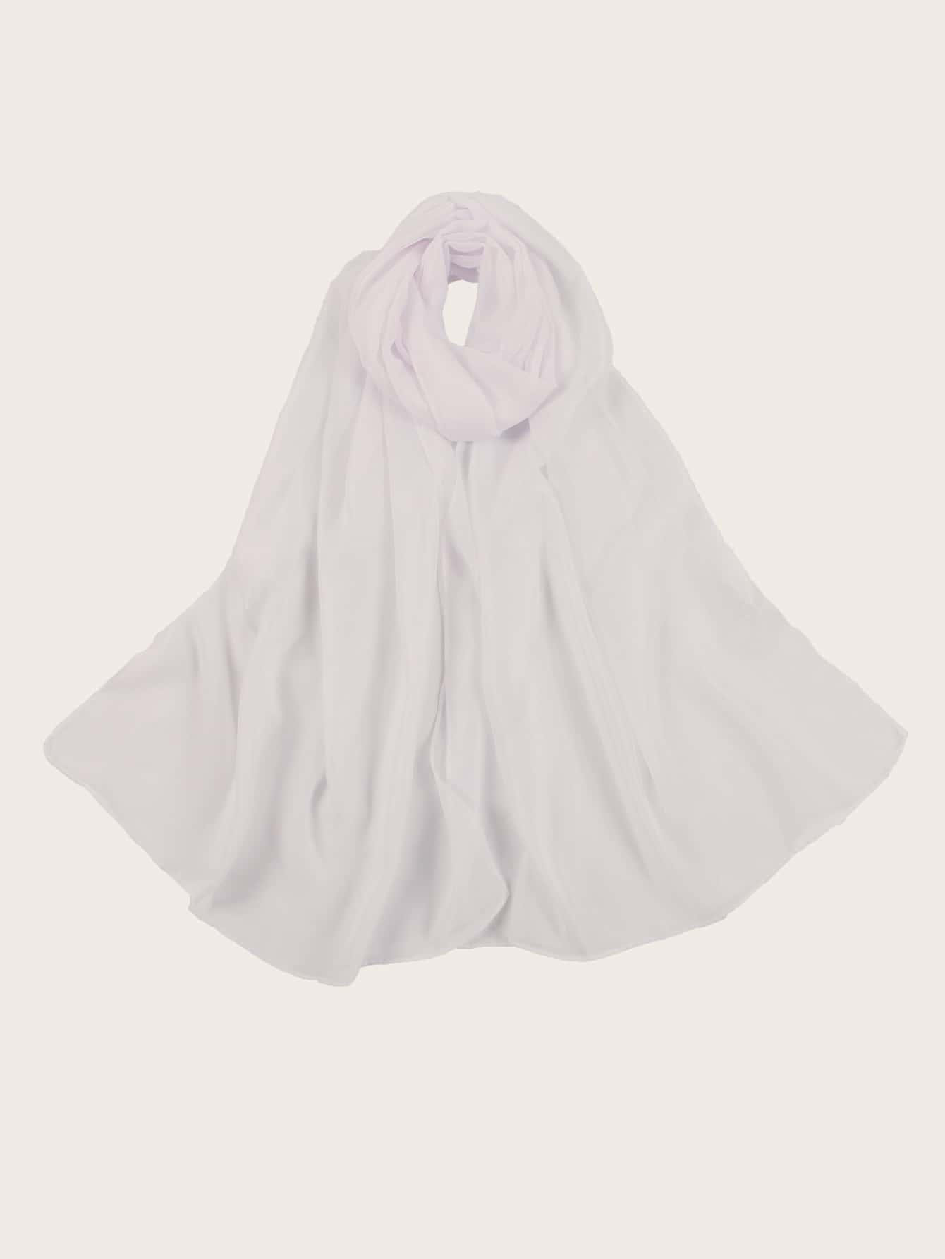 Plain white scarf Clearance