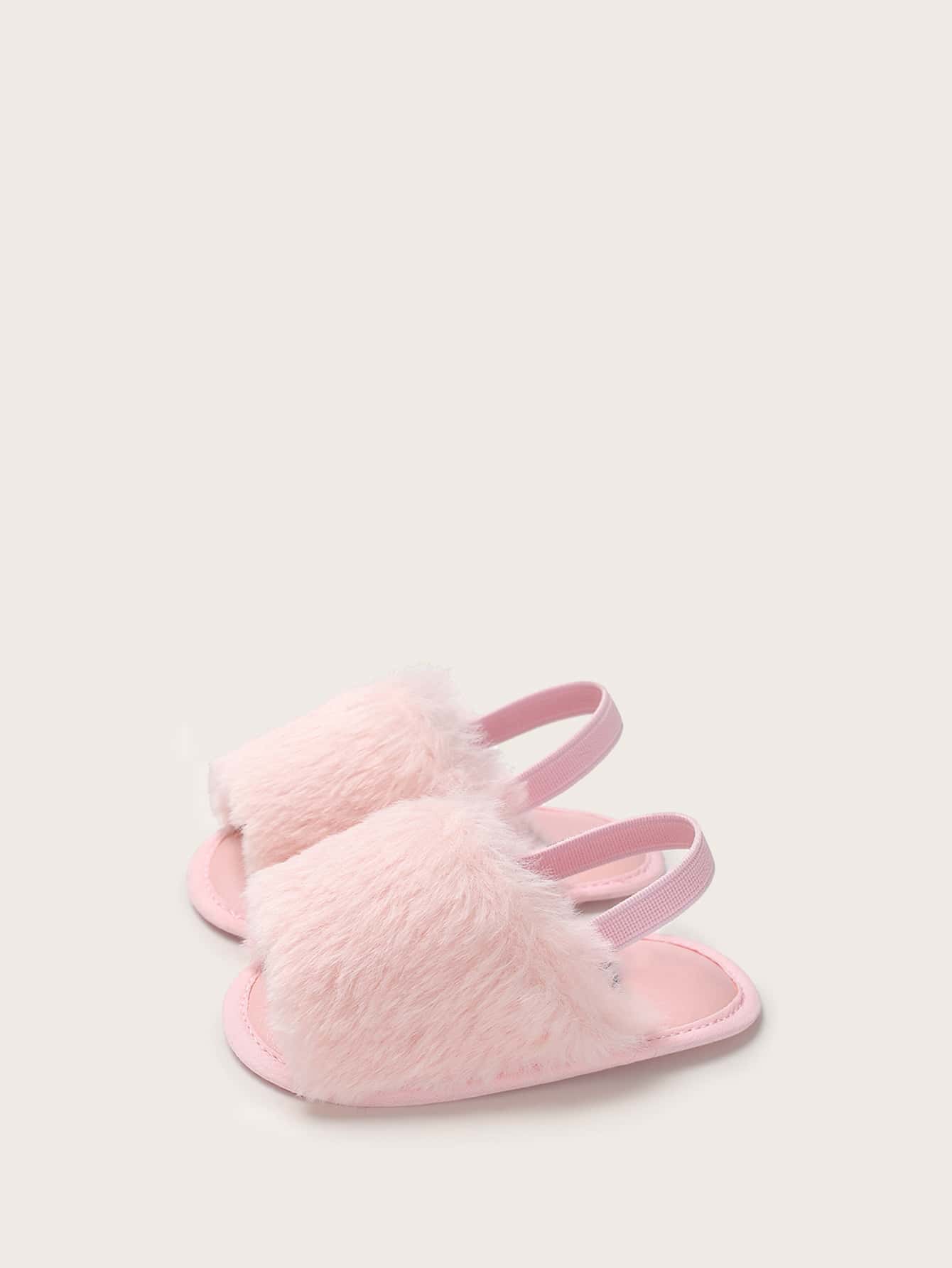 baby girl fluffy sandals