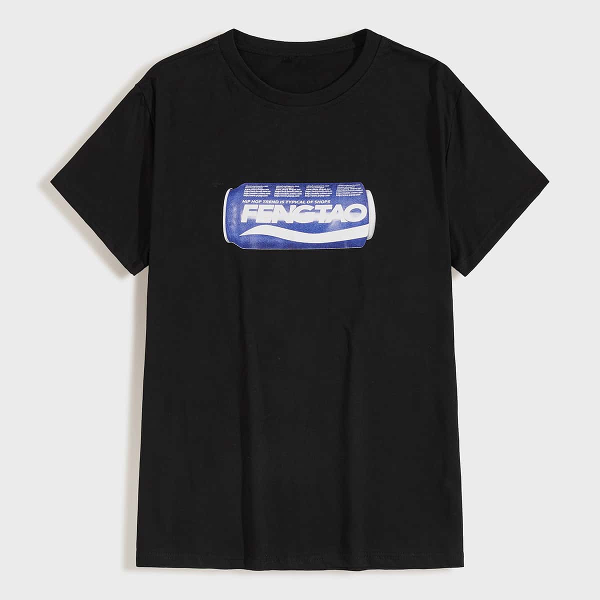 

Guys Letter Graphic Tee, Black