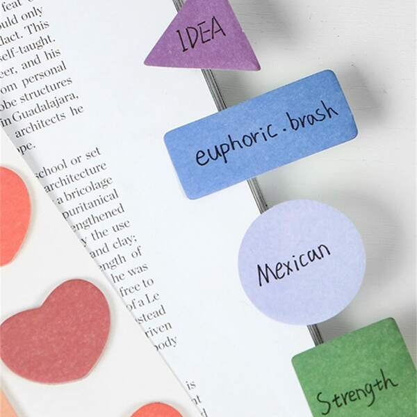 

1pack Geometric Pattern Random Sticky Note