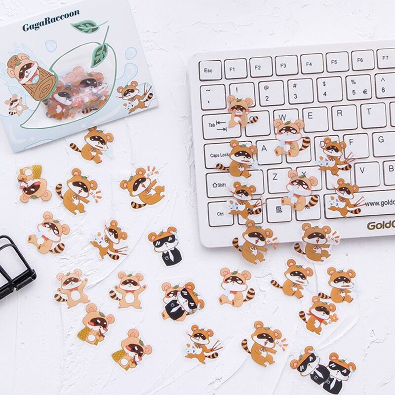 

50pcs Cartoon Bear Shaped Sticker