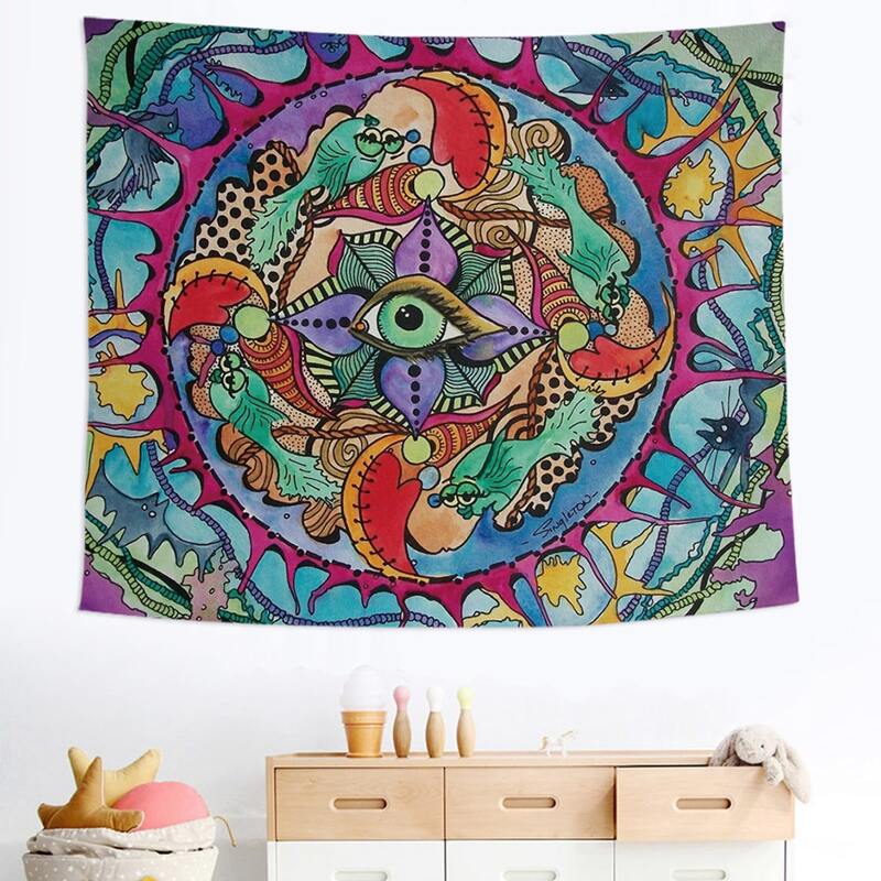 

Eye Print Tapestry, Multicolor