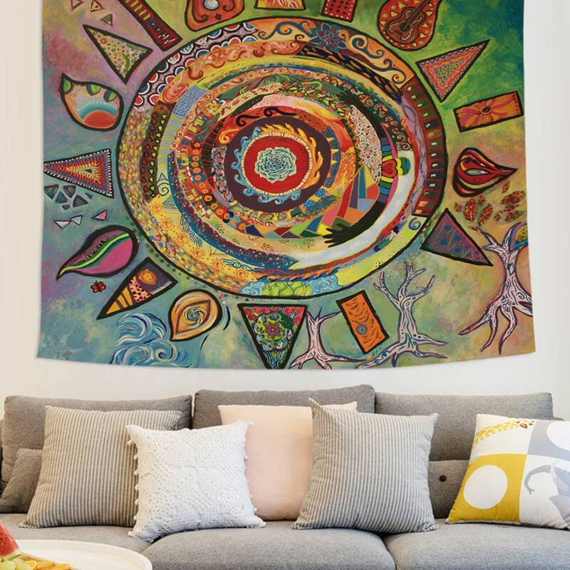

Sun Print Tapestry, Multicolor