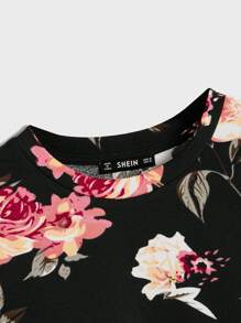 GENTILAND Men Floral Print Tee - Multicolor - View 4