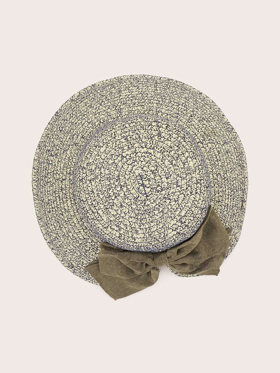 Bow Knot Bucket Hat With Not Detachable Face Shield
