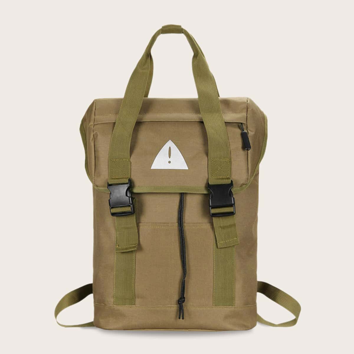 

Guys Release Buckle Large Capacity Backpack, Khaki