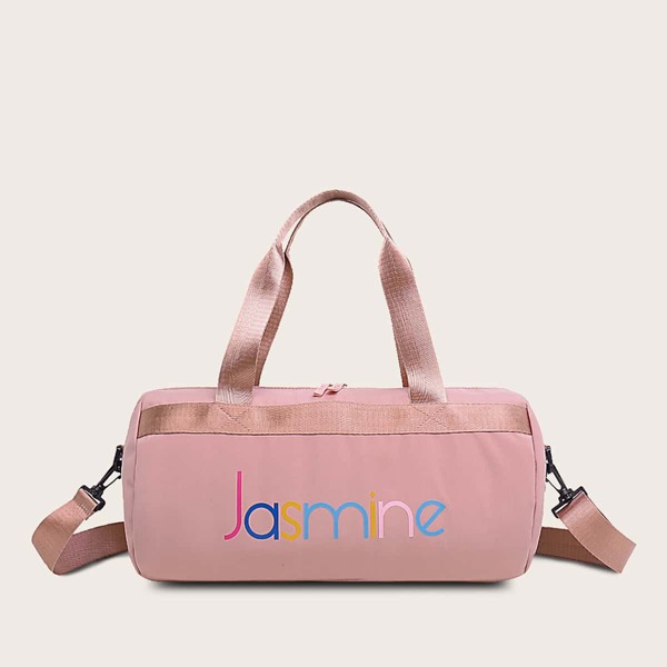 

Сумка с текстовым принтом, Розовые