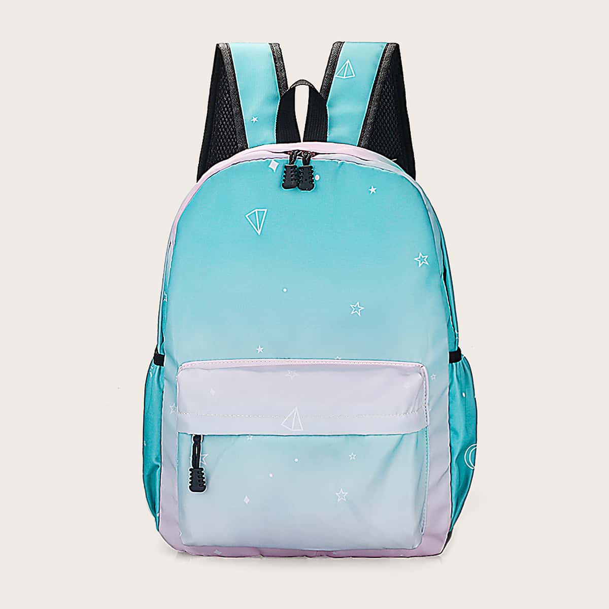 

Ombre Pocket Front Backpack, Blue