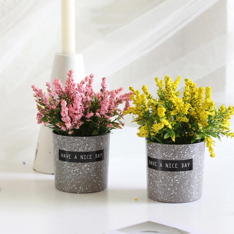 

1pc Artificial Flower With Pot