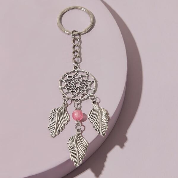 

Металлический брелок с подвеской ловца снов, Серебряные