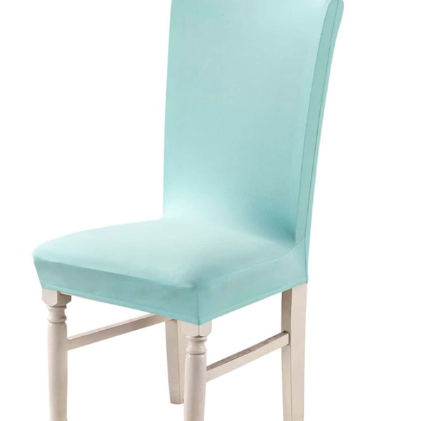 

1pc Solid Stretchy Chair Cover, Multicolor