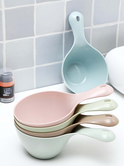 1pc willekeurige kleur babybadlepel