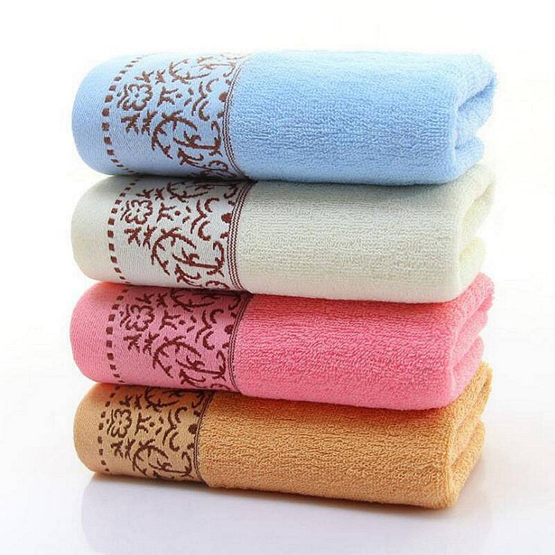 

1pc Flower Pattern Absorbent Towel, Multicolor