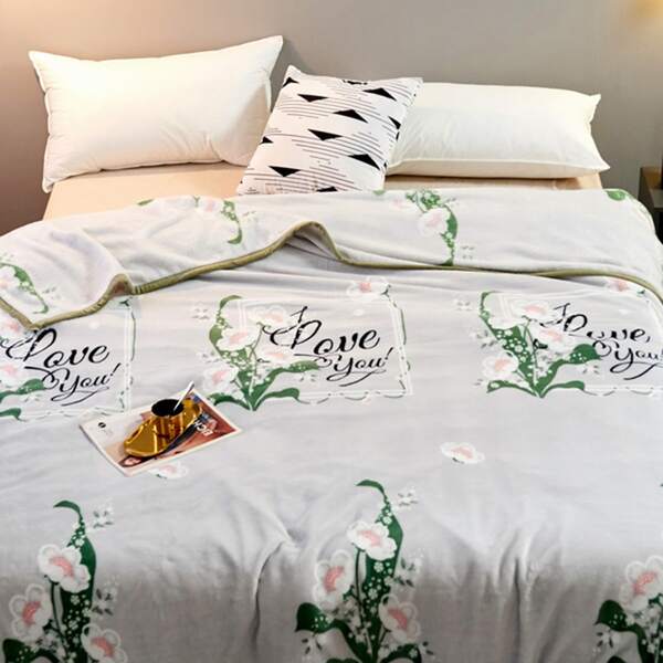 

Floral Pattern Blanket, Multicolor