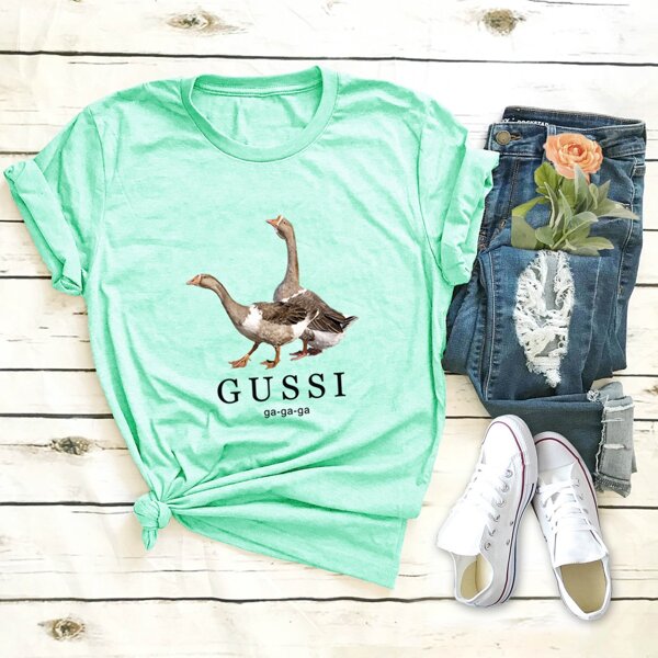 

Plus Animal And Letter Graphic Tee, Green