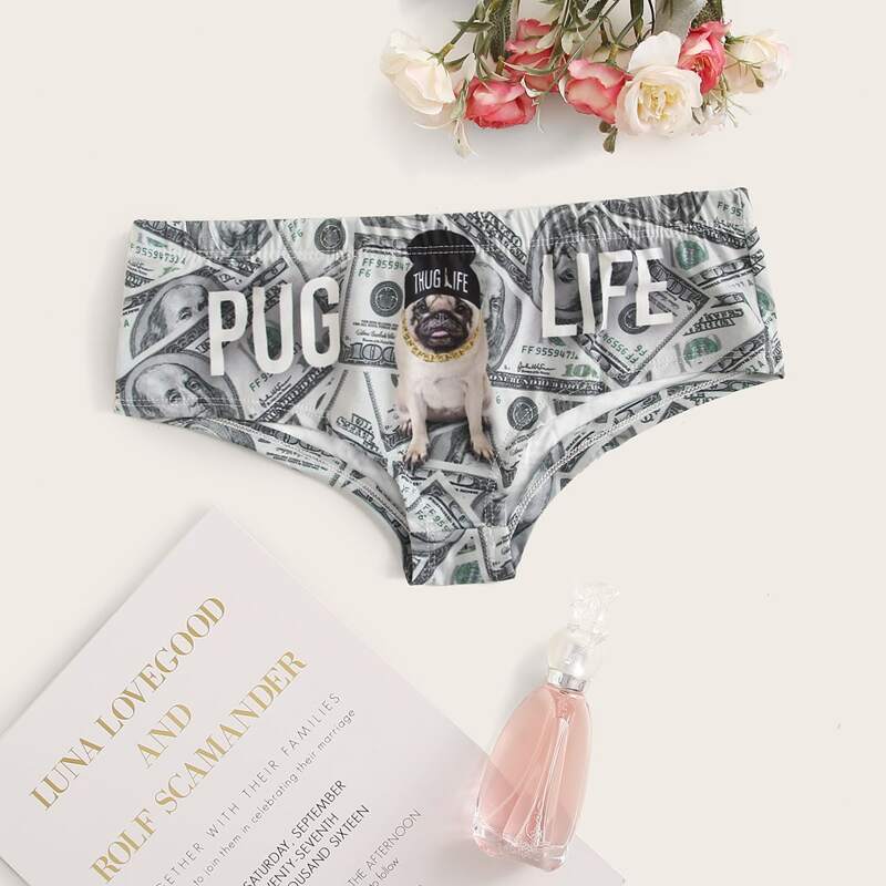 

Dollar & Dog Panty, Multicolor