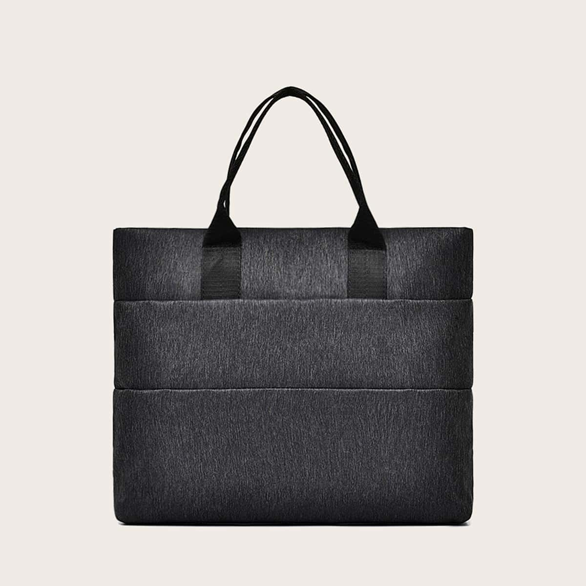 

Guys Minimalist Tote Bag, Black