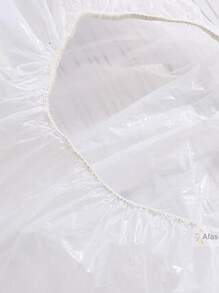 10pcs Disposable Haircut Shawl Scarf - Clear - View 2