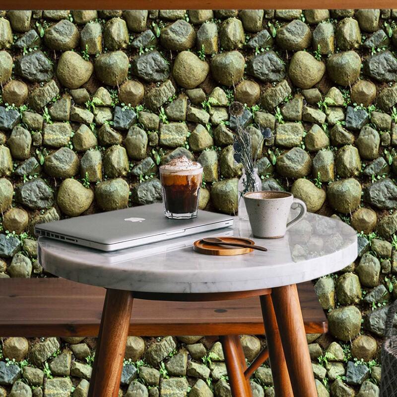 

1pc Cobblestone Pattern Wall Sticker