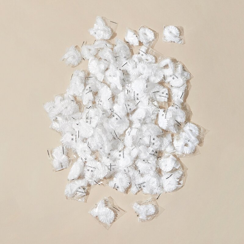 

50pcs Disposable Hair Cap, White