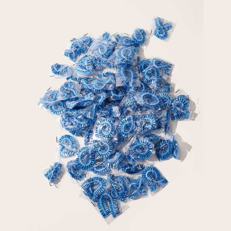 

50pcs Disposable Hair Cap, Blue
