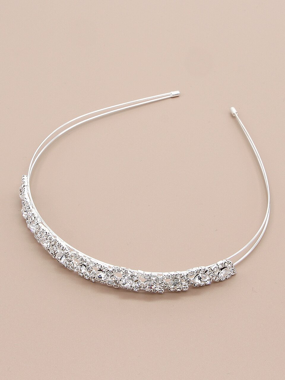 1pc Women's Simple Fashionable Alloy Rhinestone Headband Hair Accessory For Daily Party Elegant,Gold Head Piece,Hairband,Hair Hoop Headbands Head Accessories Beauty Home Hair Accessories