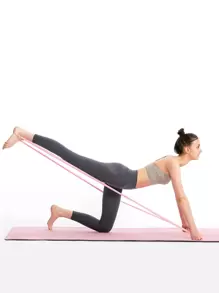Fitness Resistance Band - Baby Pink - View 2