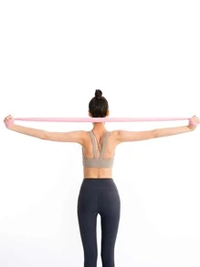 Fitness Resistance Band - Baby Pink - View 3