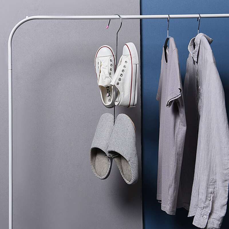 

1pc Stainless Steel Shoes Rack
