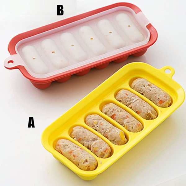 

1pc Silicone Sausage Mold