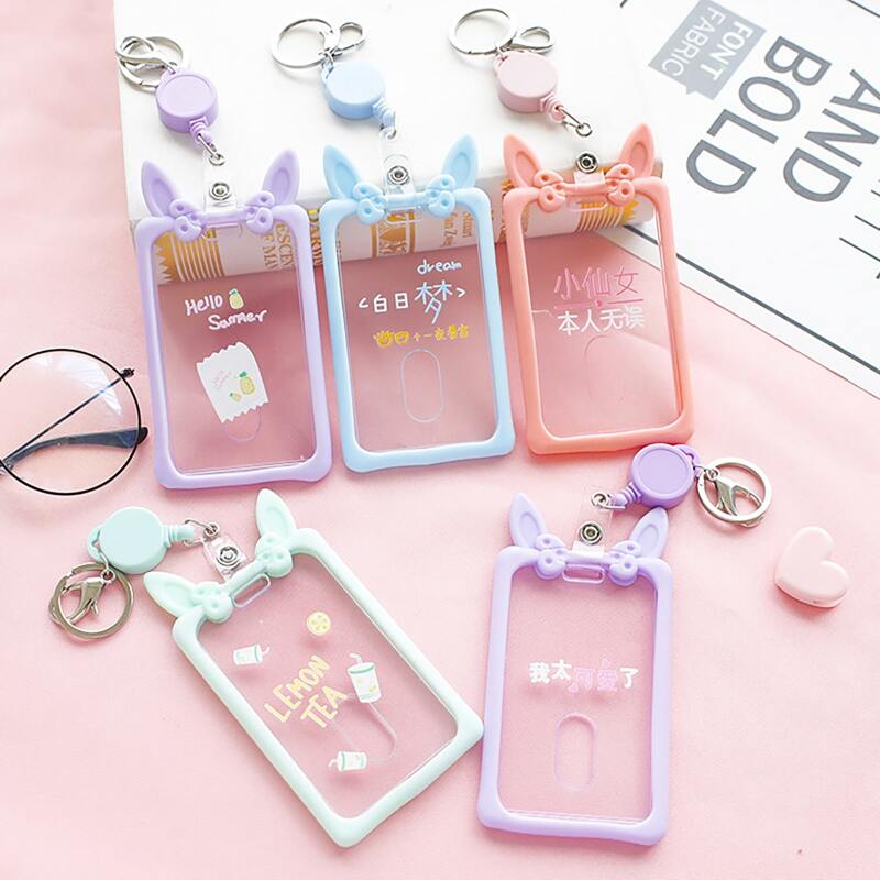 

1pc Cartoon Clear Random Card Cover