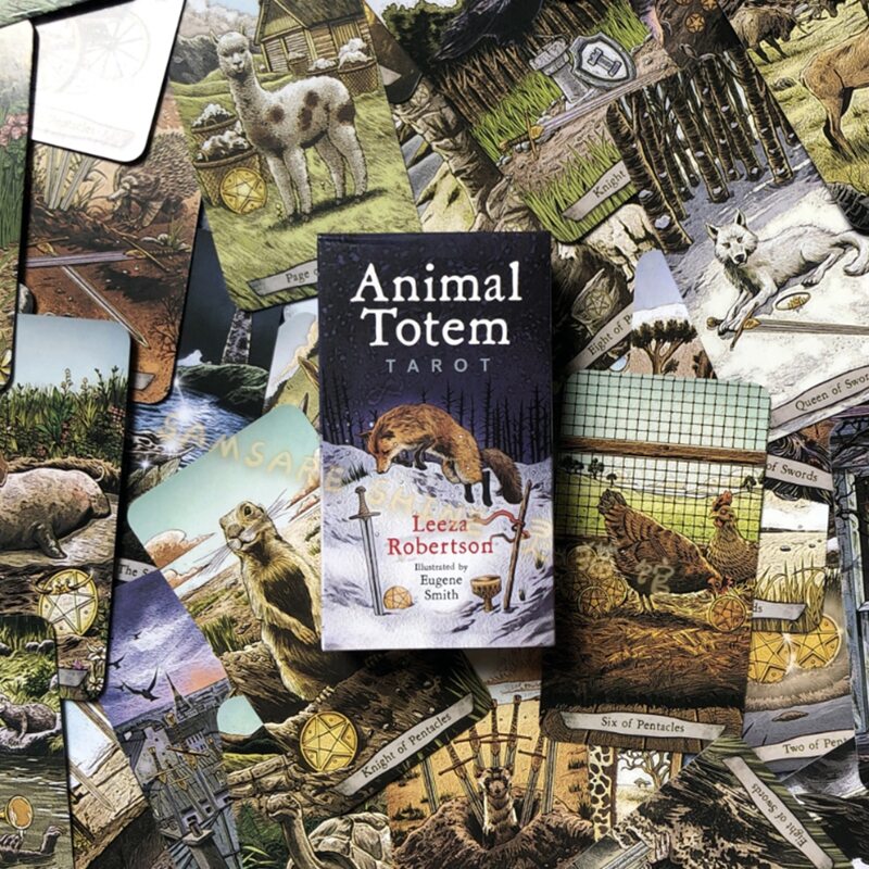 

1box Animal Print Tarot Card