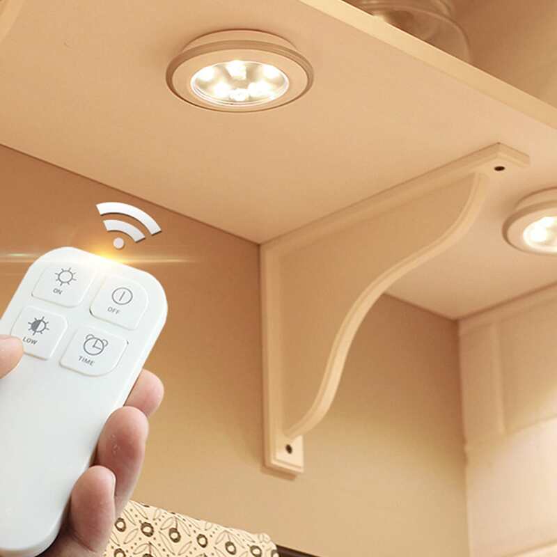 

Remote Controlled Round Wall Light, White