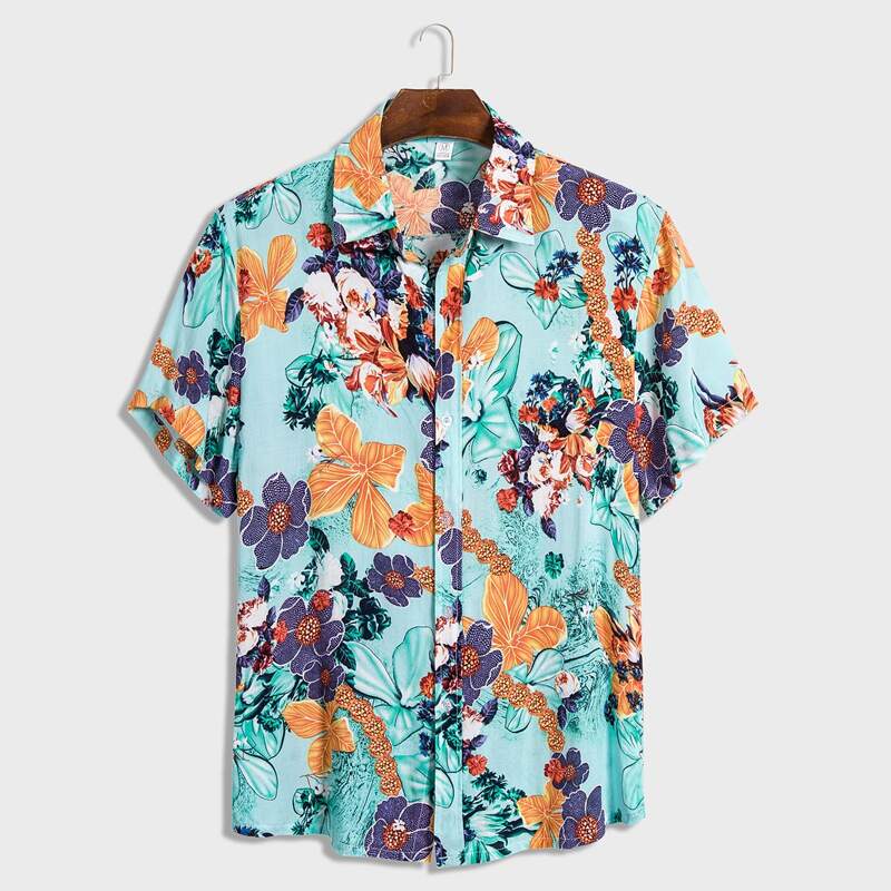 

Guys Floral Hawaii Shirt, Multicolor