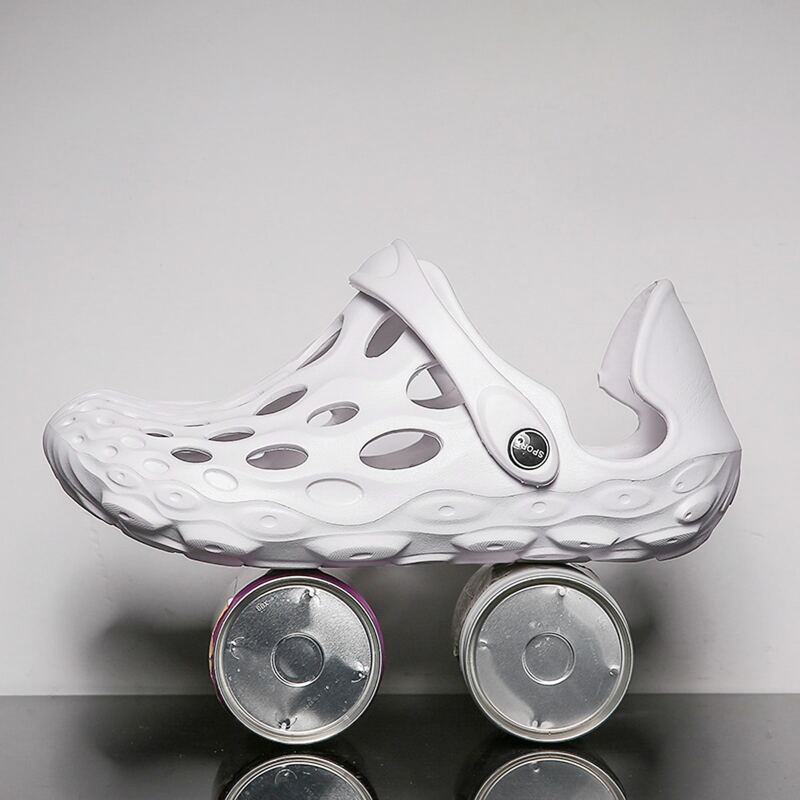 

Guys Hollow-out Two Way Wear Sandals, White