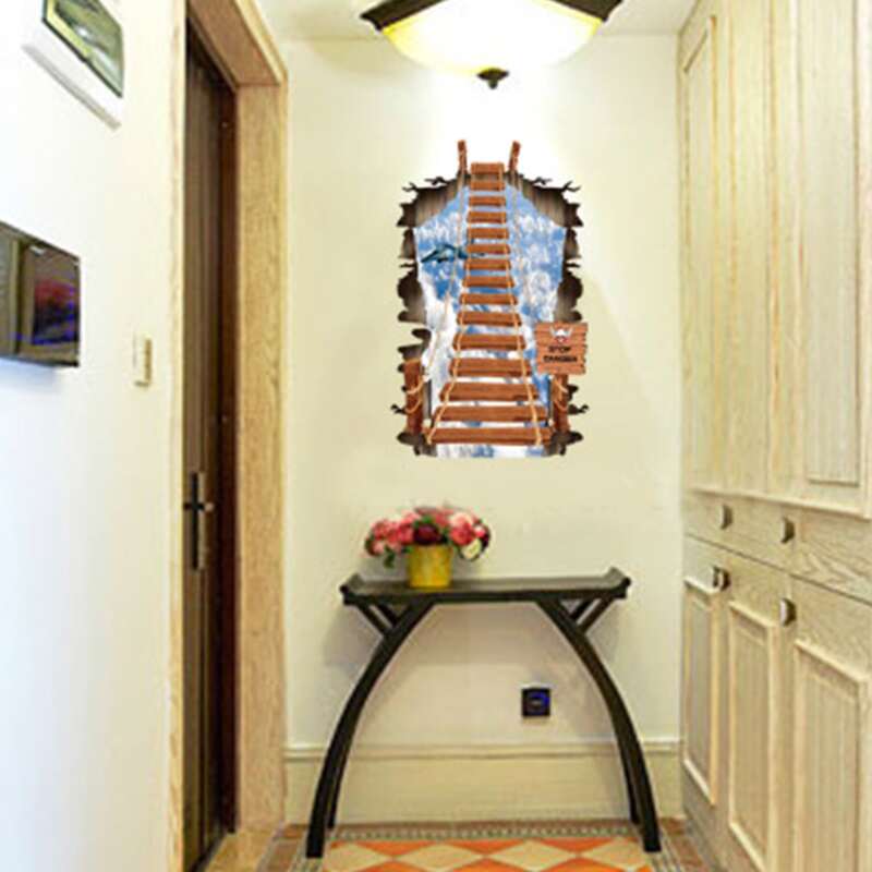 

3D Suspension Bridge Wall Sticker