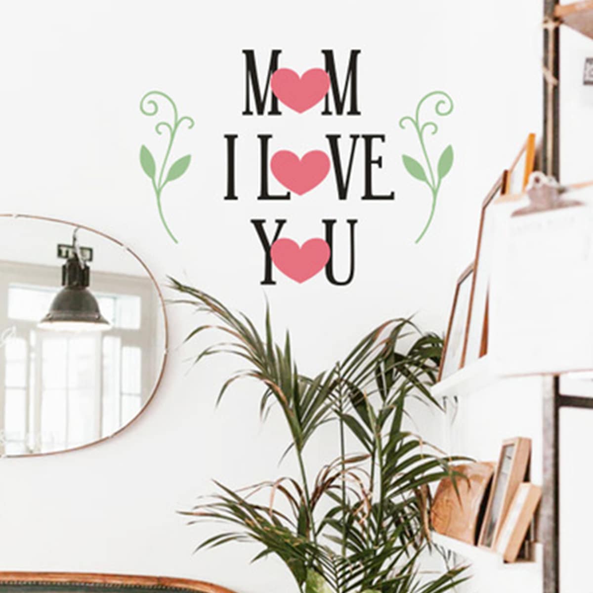 

Mothers Day Slogan Wall Sticker, Multicolor