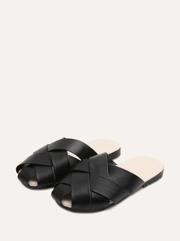 girls sliders with strap