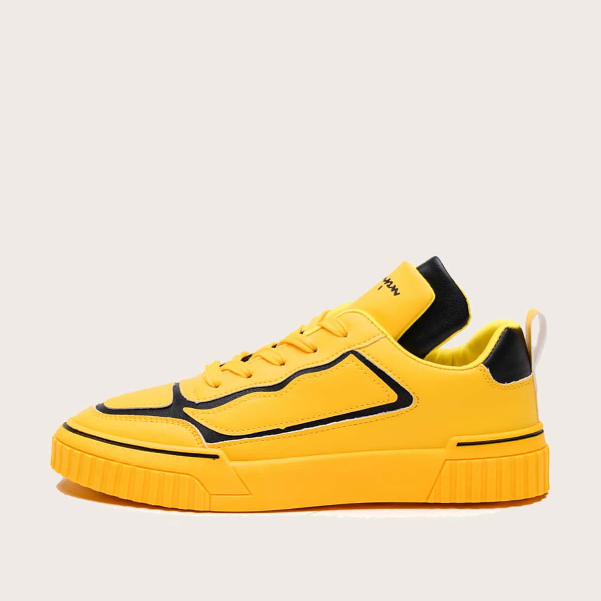 

Guys Lace-up Front Low Top Sneakers, Yellow