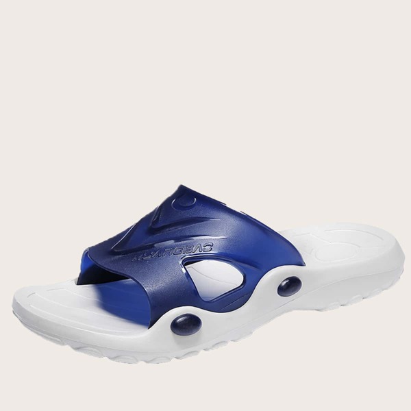 

Мужские тапочки с разрезом, Синий