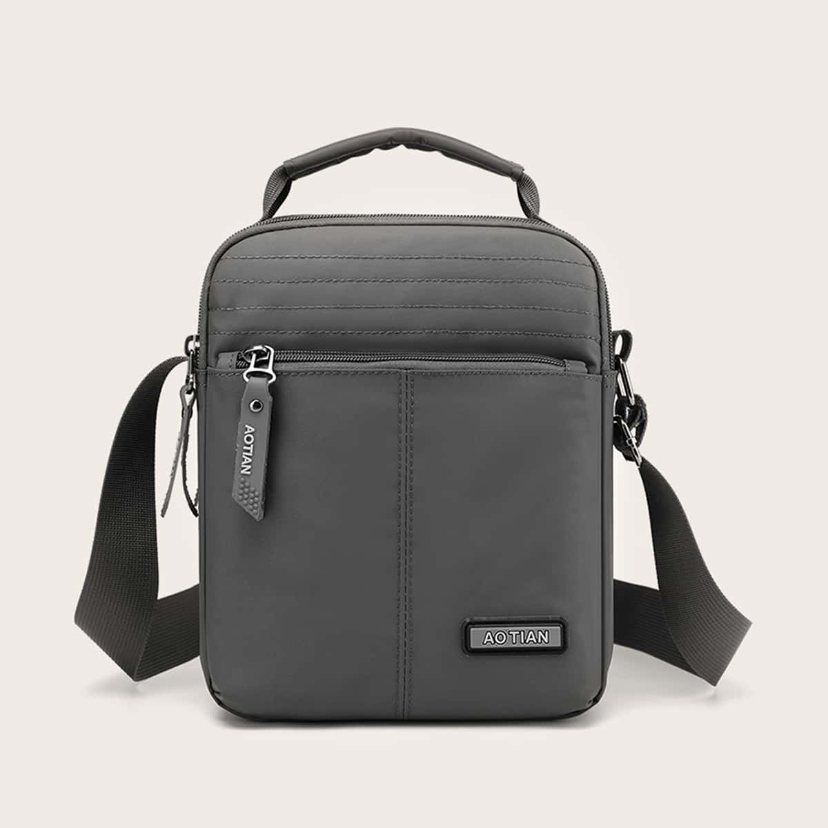 

Guys Minimalist Crossbody bag, Grey