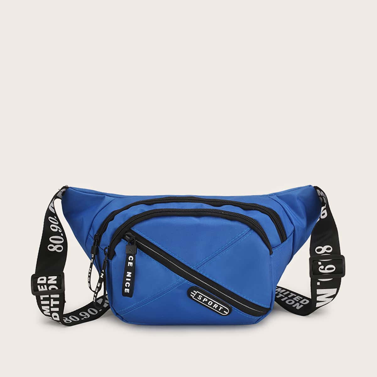 

Guys Letter Graphic Fanny Pack, Blue