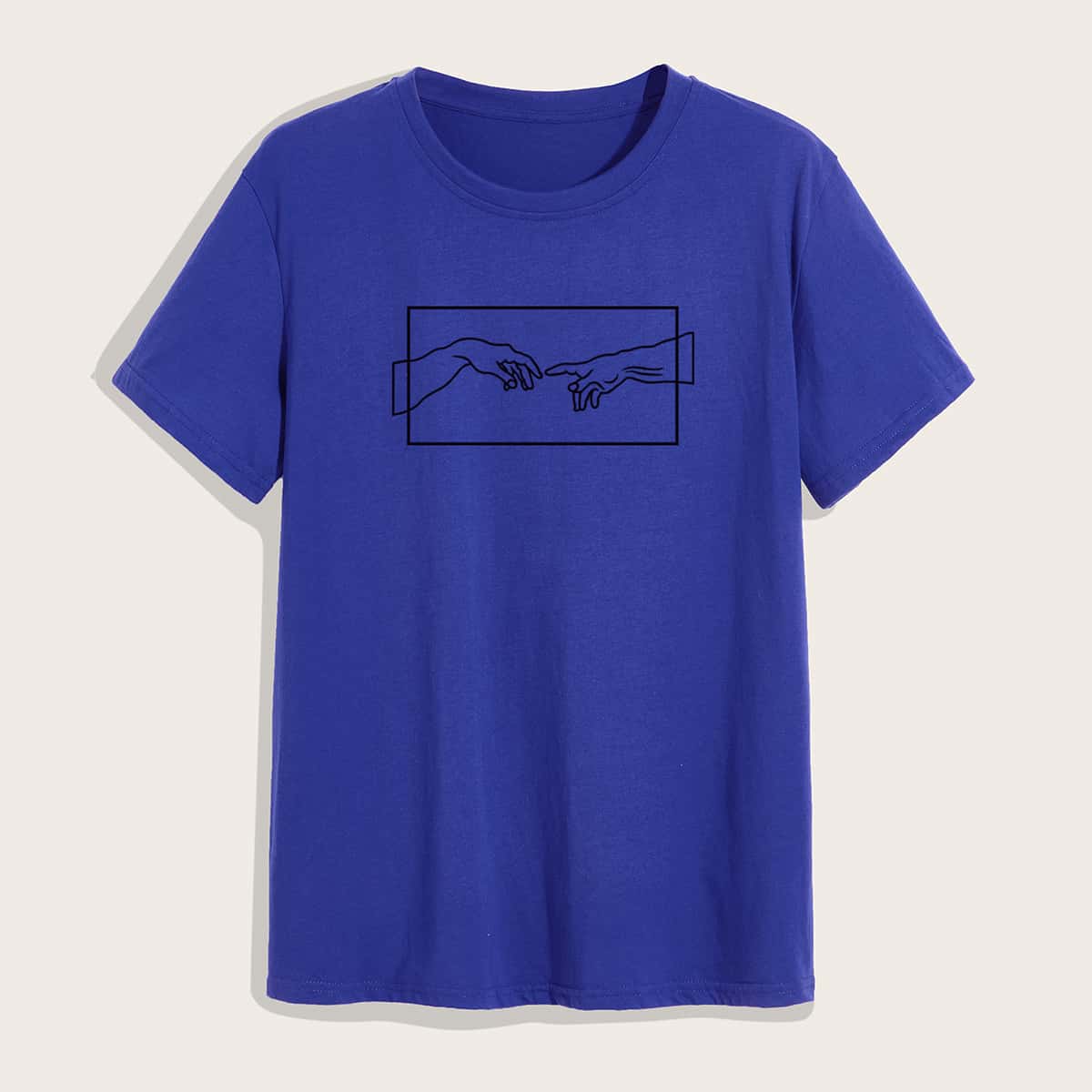 

Guys Gesture Print Tee, Blue